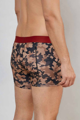 Men's Soft Bamboo Trunk in Camouflage Color