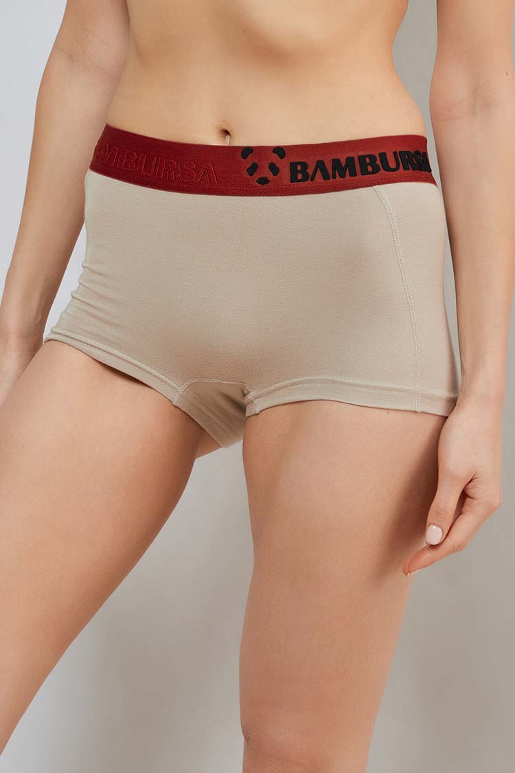Womens Bamboo Underwear Panties Ladies Cheeky Basic Brief Size