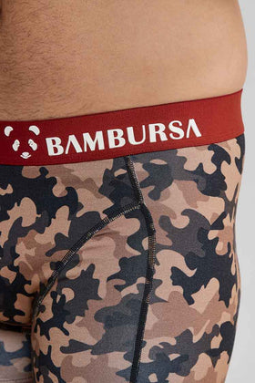 Big Men's Soft Bamboo Trunk in Camouflage Color