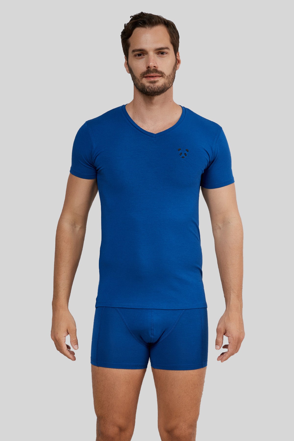 Extra Deep V Neck Bamboo T-Shirt > 3V Underwear