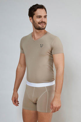 Men's Bamboo V-Neck Short-Sleeve T-Shirt
