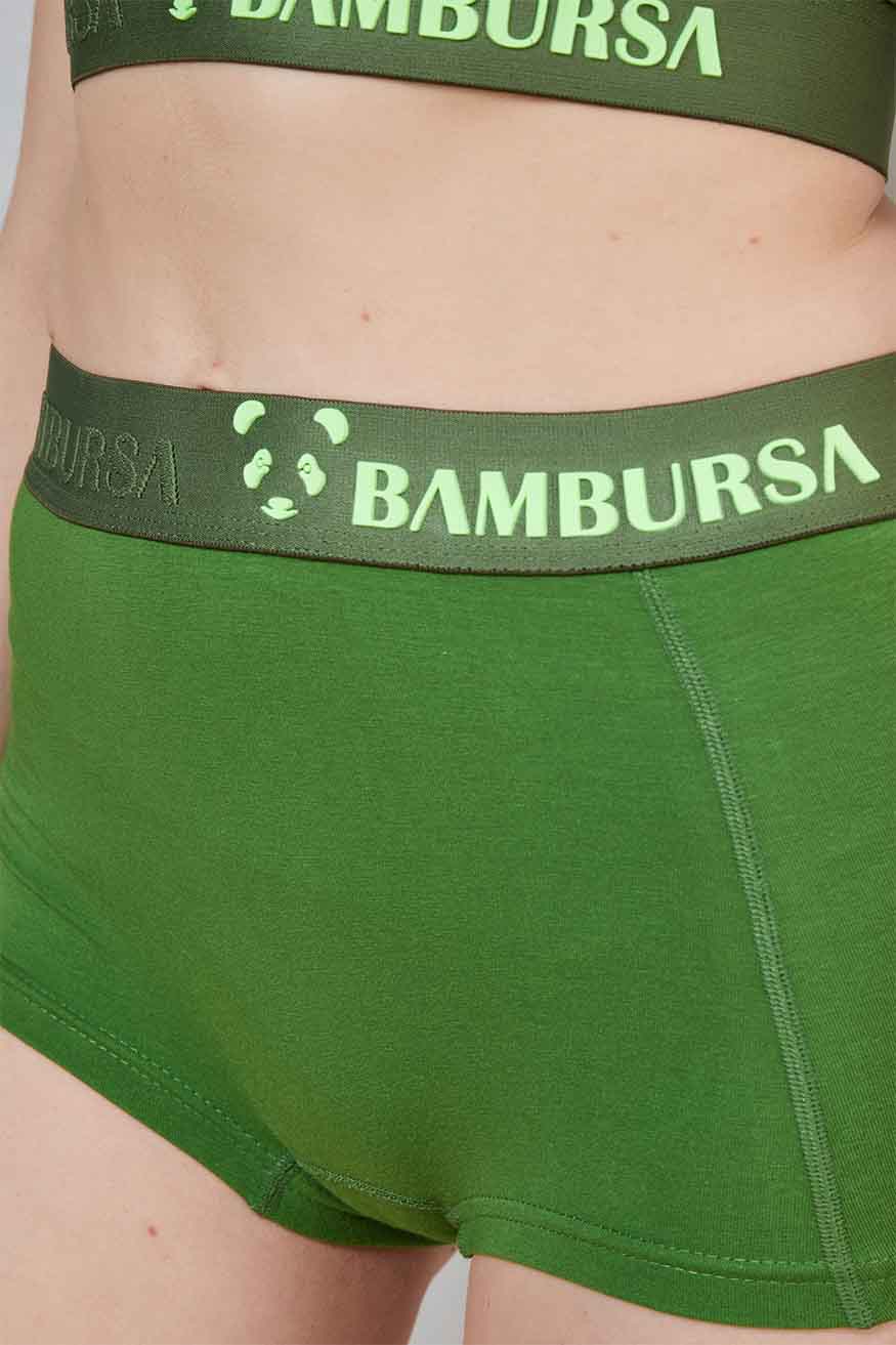 JHKKU Women's Bamboo Fiber Leopard Print Underwear Classic Briefs