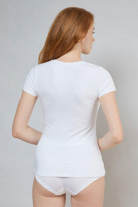 Women's Bamboo V-Neck Short-Sleeve T-Shirt